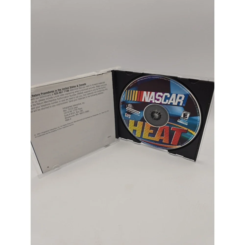NASCAR Heat Jewel Case (PC, 2001)